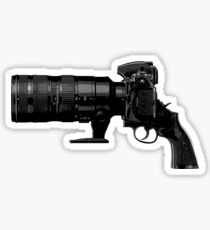 Shoot! (Black Barrel) Sticker