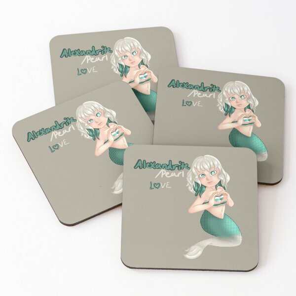 Item preview, Alexandrite/Pearl Birthstone Mermaid designed and sold by pitrii-Petra.