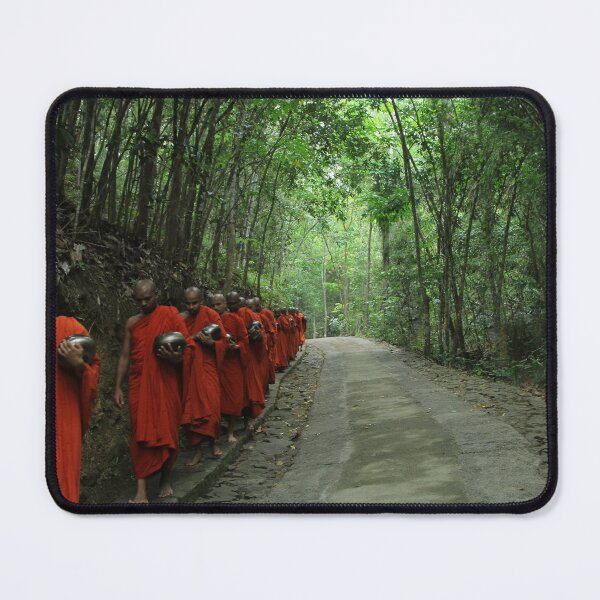 Item preview, Buddhist Monks Walking a Road designed and sold by PromoteProgress.
