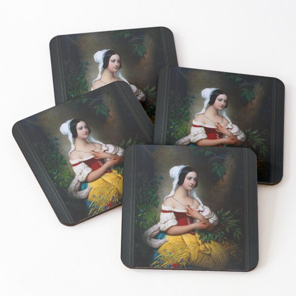 Item preview, The Gleaner by Joseph Désiré Court Remastered Xzendor7 Classical Art Old Masters Reproductions designed and sold by Xzendor7 Digital Art Creations.