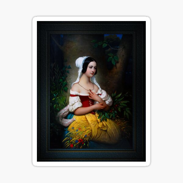 Artikel-Vorschau von Die Ährenleserin von Joseph Désiré Court Remastered Xzendor7 Klassische Kunst Reproduktionen Alter Meister, designt und verkauft von Xzendor7 Digital Art Creations.