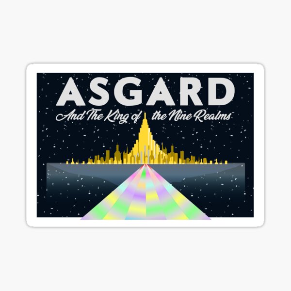 Asgard Postcard Sticker