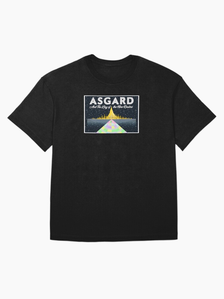 Thumbnail 3 of 7, Oversized T-Shirt, Asgard Postcard designed and sold by Rockys-Randoms.