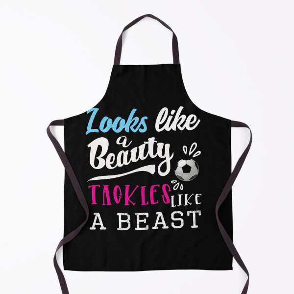 Item preview, Top Fun Soccer Looks Like A Beauty Tackles Beast Gift Design Essential T-Shirt designed and sold by ethenfran6.