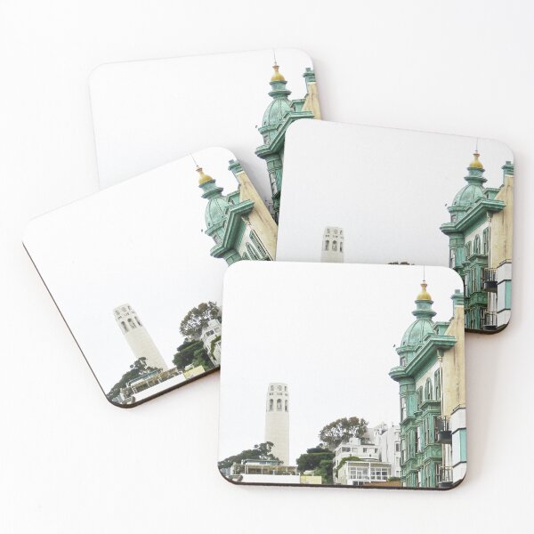 Item preview, View of the Coit Tower designed and sold by Ethna Gillespie.
