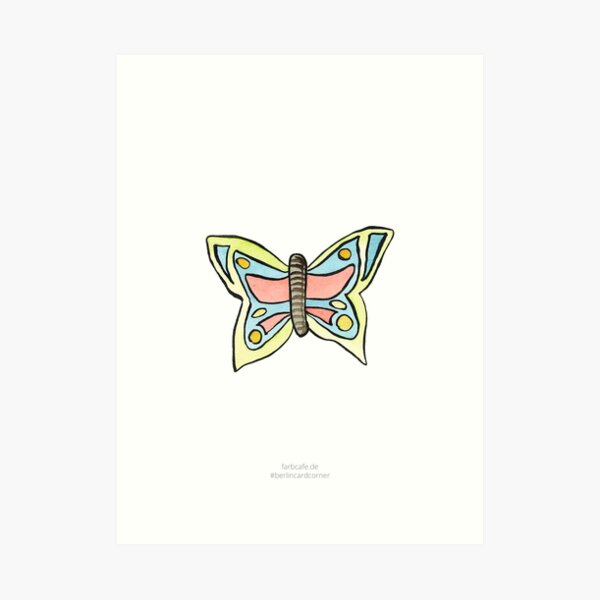 Schmetterling Kunstdruck