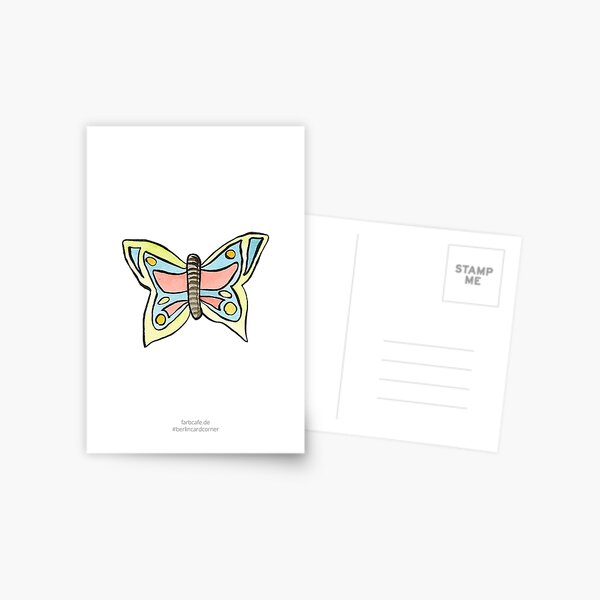 Schmetterling Postkarte