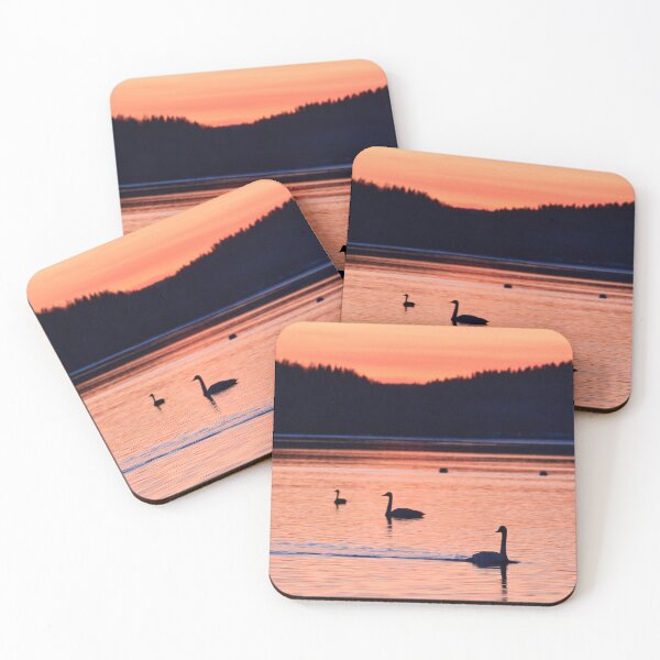 Item preview, Under the red sky. Whooper Swan designed and sold by Jouko Lehto Photography.