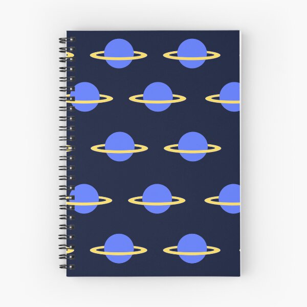 Item preview, Blue and yellow planets pattern designed and sold by Thegentleshop.