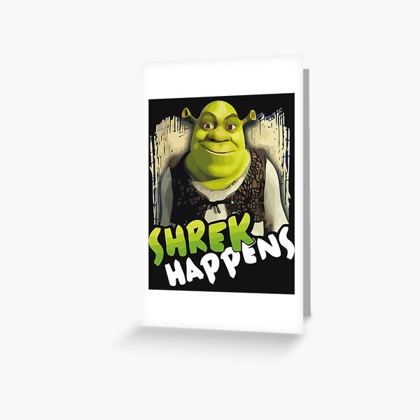 Shrek Meme Drip | Greeting Card