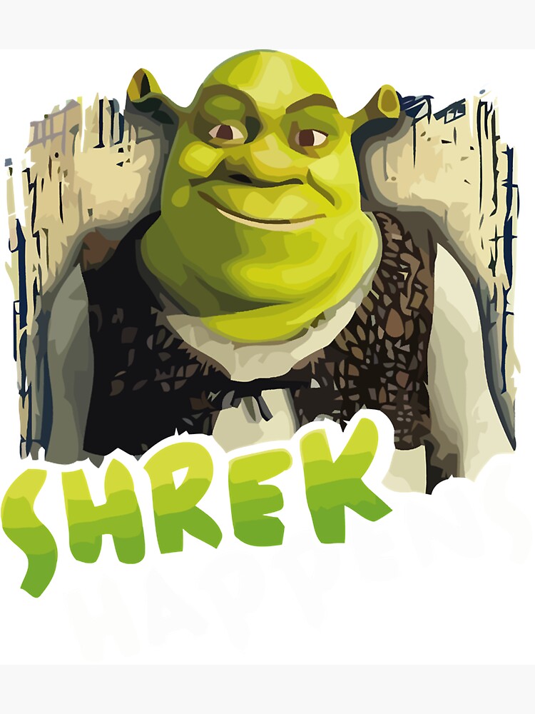 Shrek meme face - Shrek - Magnet