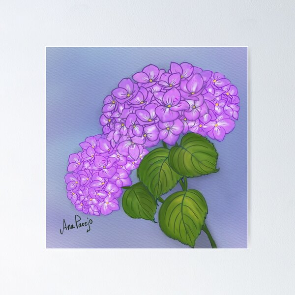 Item preview, Hydrangeas designed and sold by art-patterns.