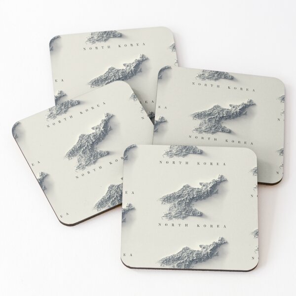 Item preview, North Korea Relief Map 3D digitally-rendered designed and sold by ThinkAboutMaps.