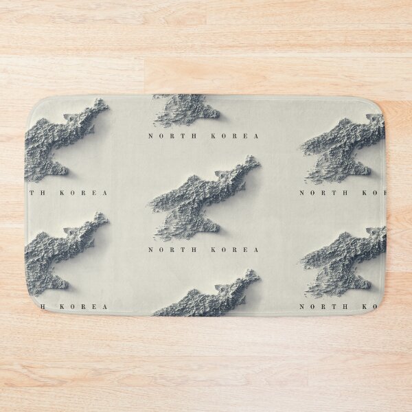 Item preview, North Korea Relief Map 3D digitally-rendered designed and sold by ThinkAboutMaps.