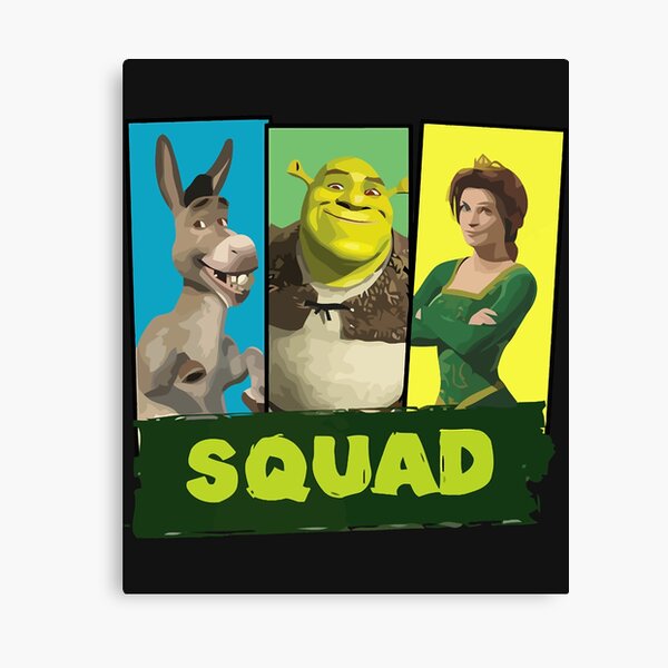 Shrek And Donkey Meme Canvas Prints for Sale