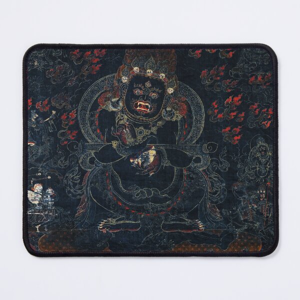 Item preview, Mahakala, Protector of the Tent (Tibetan Buddhism, Restored Artwork) designed and sold by PromoteProgress.