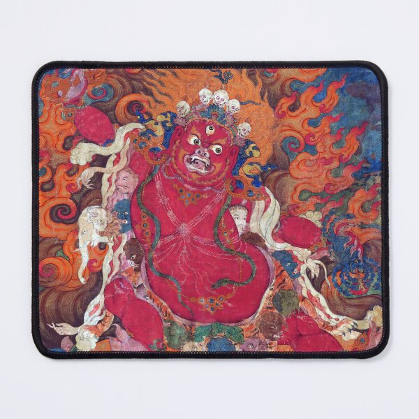 Item preview, Guru Dragpo (Tibetan Buddhism, Restored Artwork) designed and sold by PromoteProgress.