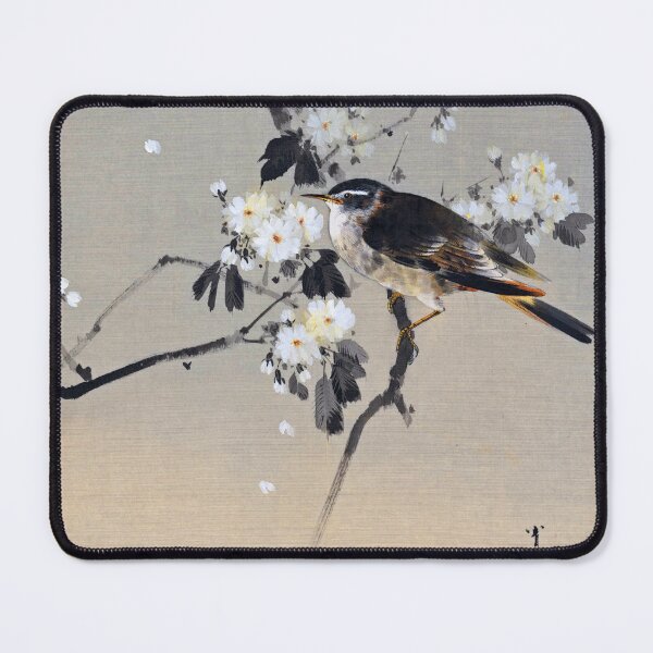 Item preview, Birds on a Flowering Branch, (Restored Japanese Painting) designed and sold by PromoteProgress.