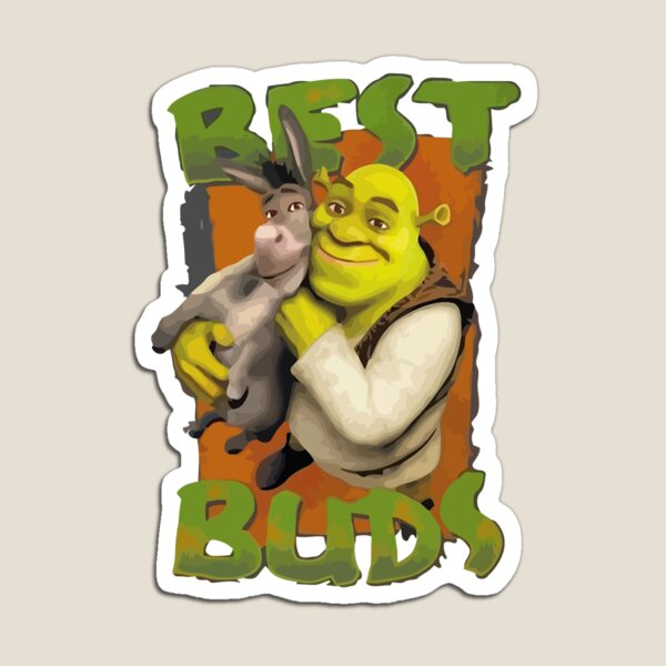 Confused Shrek sticker | Magnet