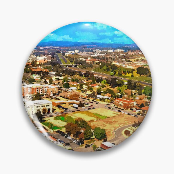 Item preview, Old Town Temecula, California - watercolor painting designed and sold by NickoPrints.
