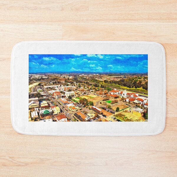 Item preview, Old Town Temecula, California - watercolor painting designed and sold by NickoPrints.