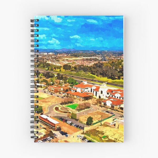 Item preview, Old Town Temecula, California - watercolor painting designed and sold by NickoPrints.