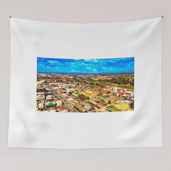 Item preview, Old Town Temecula, California - watercolor painting designed and sold by NickoPrints.