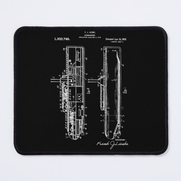 Item preview, Submarine Print Submarine Patent / Submarine Art Blueprint Submarine designed and sold by anodyle.