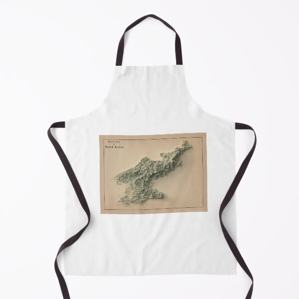 Item preview, North Korea Relief Map 3D digitally-rendered designed and sold by ThinkAboutMaps.