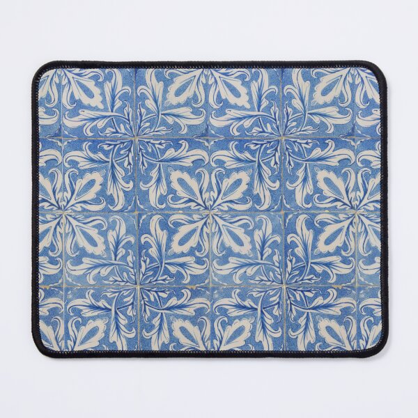 Item preview, Portuguese Tiles Vintage Azulejos Blue White Pattern designed and sold by idovedesign.