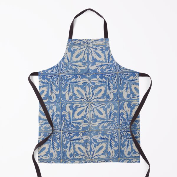 Item preview, Portuguese Tiles Vintage Azulejos Blue White Pattern designed and sold by idovedesign.