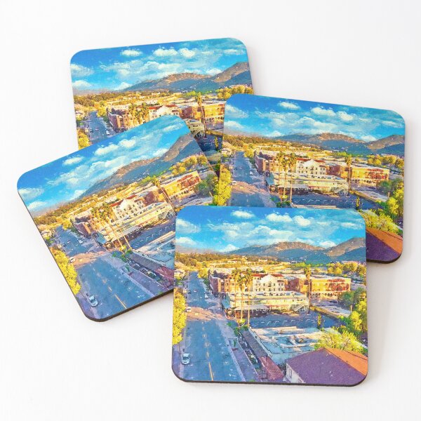 Item preview, Old Town Front Street, Temecula, California - digital painting designed and sold by NickoPrints.