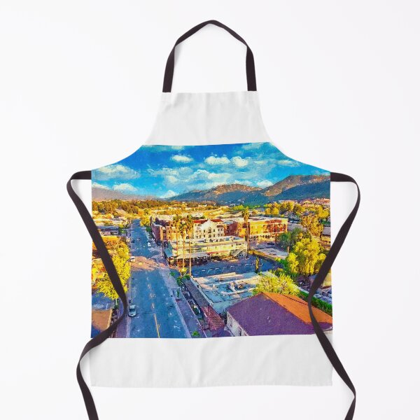 Artikelvorschau, Old Town Front Street, Temecula, Kalifornien - digitale Malerei entworfen und verkauft von NickoPrints.