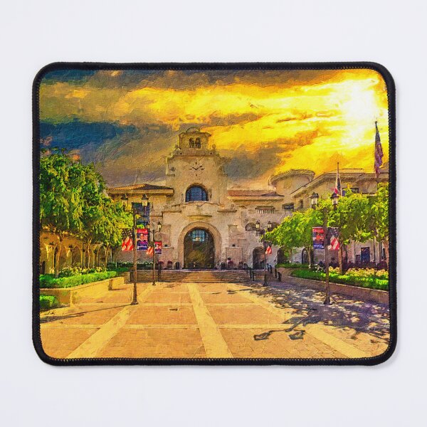 Item preview, Temecula City Hall in the morning - digital painting designed and sold by NickoPrints.