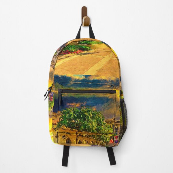 Item preview, Temecula City Hall in the morning - digital painting designed and sold by NickoPrints.
