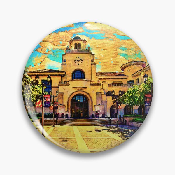 Item preview, Temecula City Hall - digital painting designed and sold by NickoPrints.