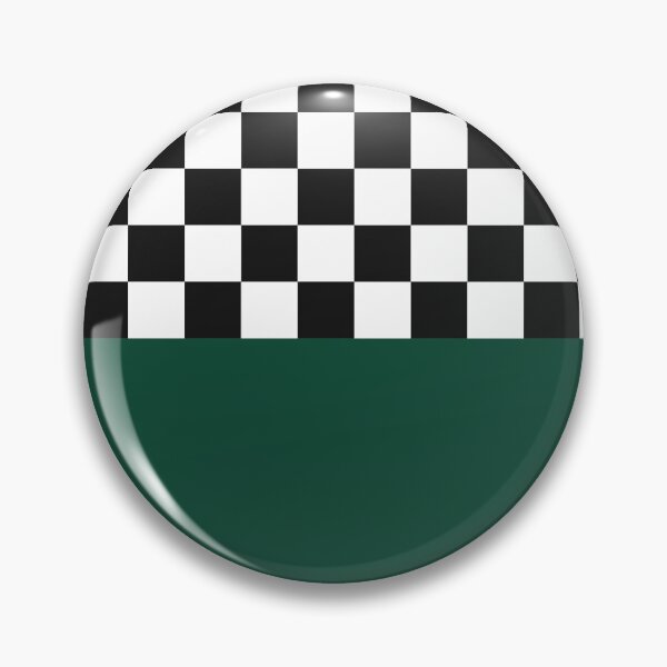 Item preview, Classic Black and White Chess Board Half Green Pattern designed and sold by SoccaTamam.