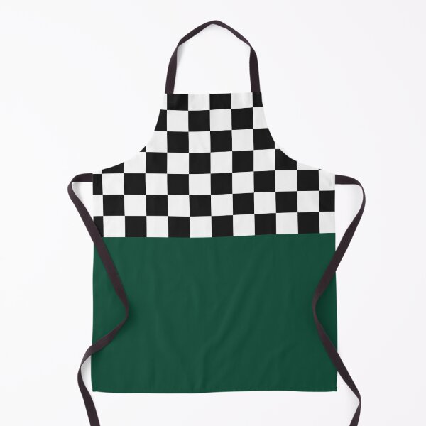 Item preview, Classic Black and White Chess Board Half Green Pattern designed and sold by SoccaTamam.