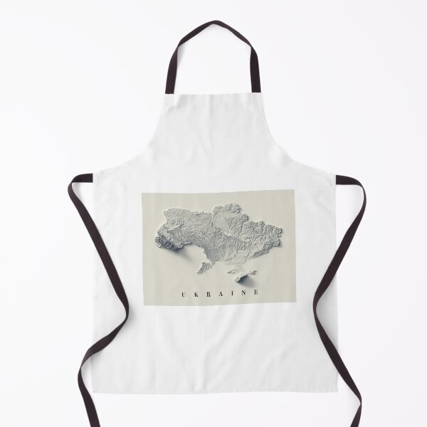 Item preview, Ukraine Relief Map 3D digitally-rendered designed and sold by ThinkAboutMaps.
