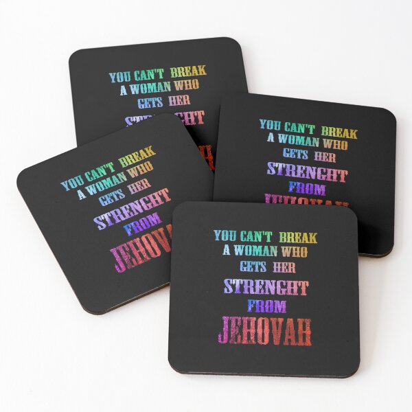 Item preview, YOU CAN'T BREAK A WOMAN WHO GETS HER STRENGTH FROM JEHOVAH designed and sold by josephfanous.