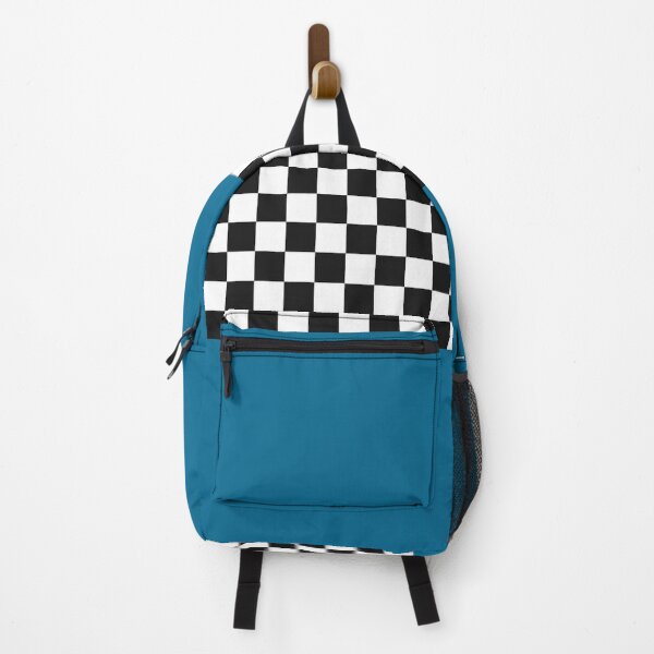 Item preview, Classic Black and White Chess Board Half Blue Pattern designed and sold by SoccaTamam.