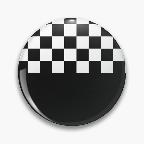 Item preview, Classic Black and White Chess Board Half Black Pattern designed and sold by SoccaTamam.