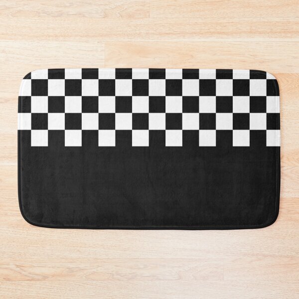 Item preview, Classic Black and White Chess Board Half Black Pattern designed and sold by SoccaTamam.