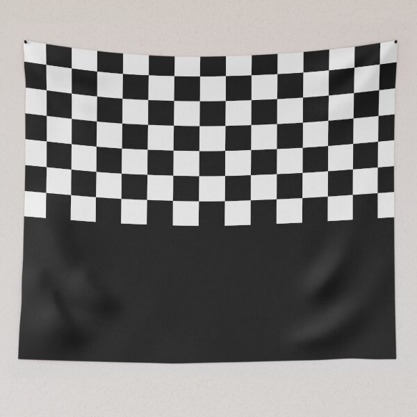 Item preview, Classic Black and White Chess Board Half Black Pattern designed and sold by SoccaTamam.