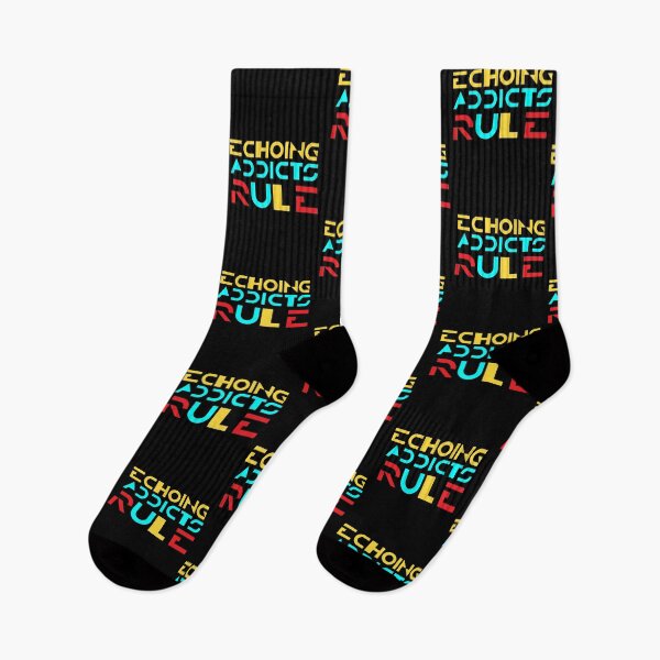 Item preview, Echoing Addicts Rule designed and sold by Apikoedesign.