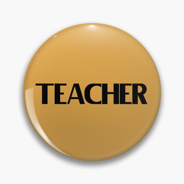 Item preview, Teacher - Bold Black Text designed and sold by Chubuter.