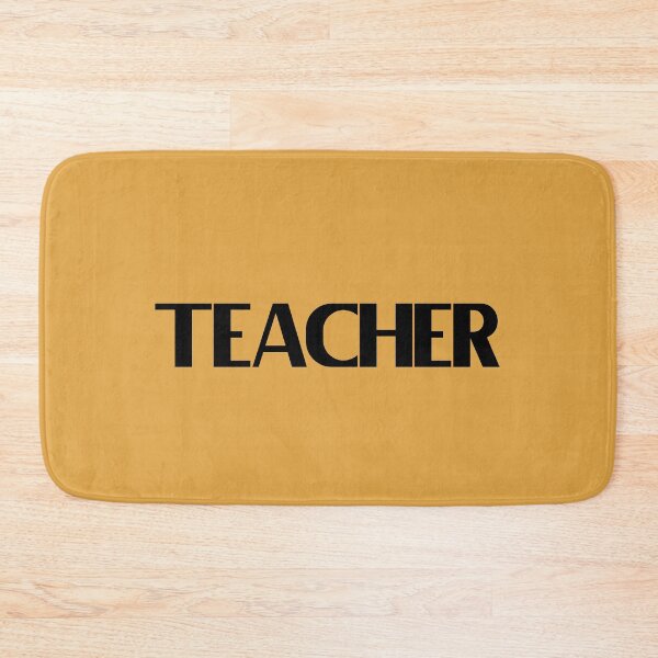 Item preview, Teacher - Bold Black Text designed and sold by Chubuter.