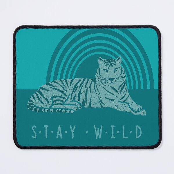 Item preview, Stay Wild | Viridian green Tiger designed and sold by CarolFreire.