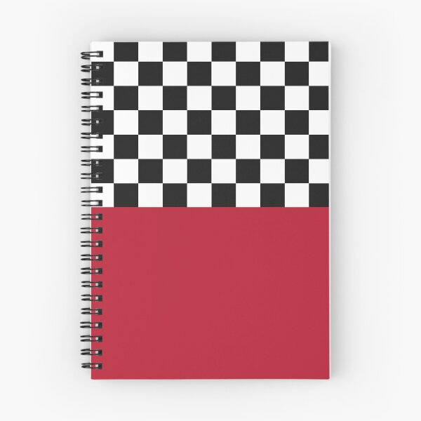 Item preview, Classic Black and White Chess Board Half Red Pattern designed and sold by SoccaTamam.