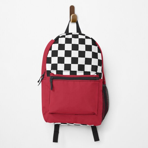 Item preview, Classic Black and White Chess Board Half Red Pattern designed and sold by SoccaTamam.